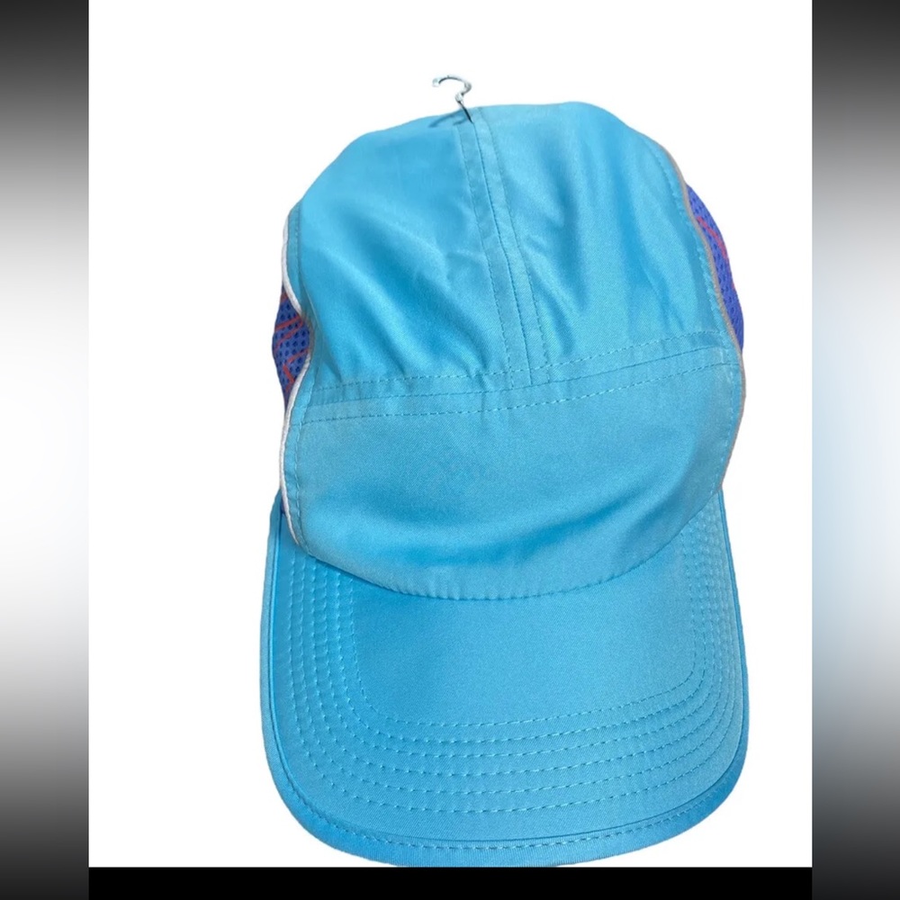 Nike 5 Panel AW84 DRI-FIT Hat Cap Blue Orange Colorful Logo Flash Reflect HTF - Picture 2 of 7